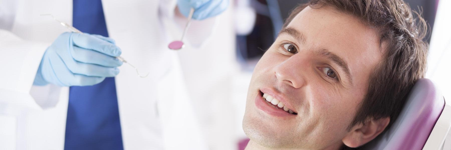 Man at Dentist 