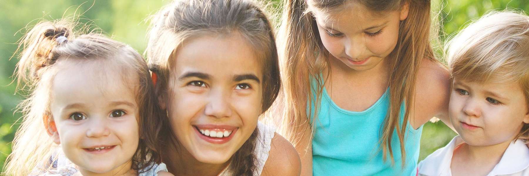 group of kids smiling