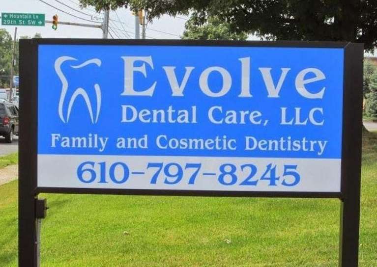 office signage for evolve dental care | dentist allentown pa