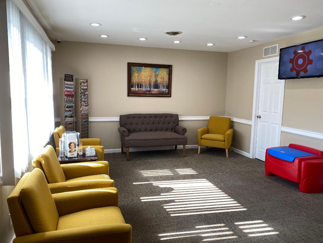 interior of evolve dental care dental office | dentist allentown pa